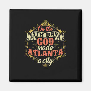 Atlanta Georgia Stad Magnet