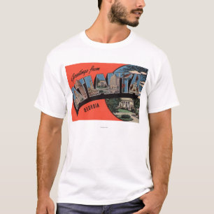 Atlanta Georgia - stora brevplatser T Shirt
