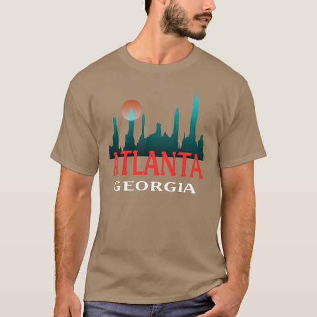 Atlanta Georgia Tee Shirt (Framsida)