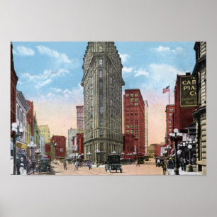 Atlanta Georgia tränga någon av Peachtree och Poster