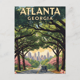 Atlanta Georgia Travel Vykort