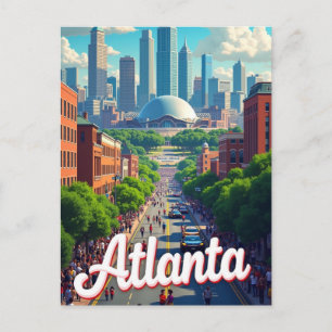 Atlanta Georgia USA Berömd Resmål Vykort