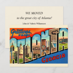 Atlanta Georgia Vintage vykort