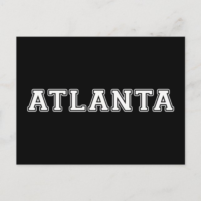 Atlanta Georgia Vykort (Framsida)