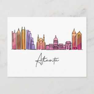 Atlanta GEORGIA Vykort