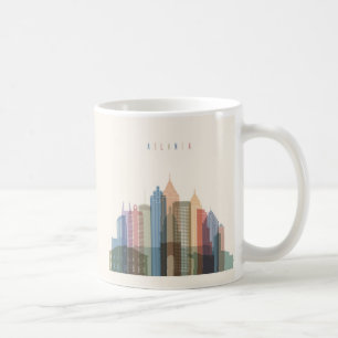 Atlanta, Georgien  City Skyline Kaffemugg