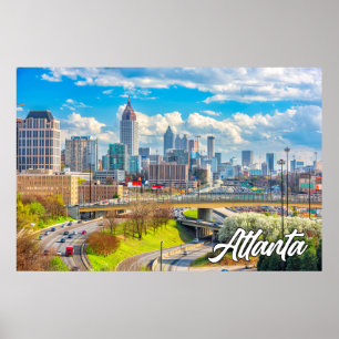 Atlanta, Georgien, Förenade Stater Poster