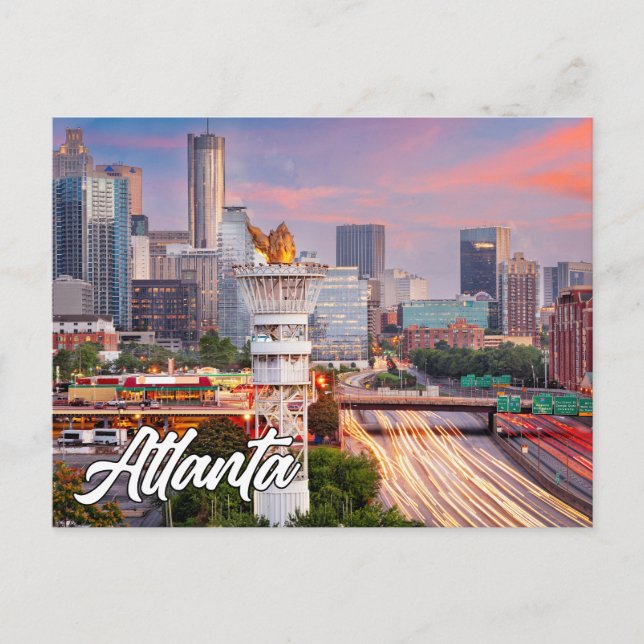 Atlanta, Georgien, Förenade Stater Vykort (Framsida)
