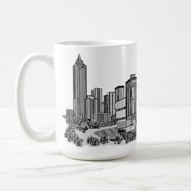 Atlanta, Georgien Kaffemugg (Vänster)