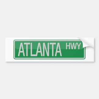 Atlanta huvudvägvägmärke bildekal