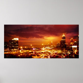 Atlanta i Dusk Poster