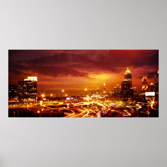 Atlanta i Dusk Poster (Framsidan)