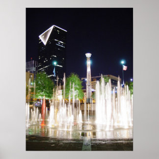 Atlanta i Night Poster