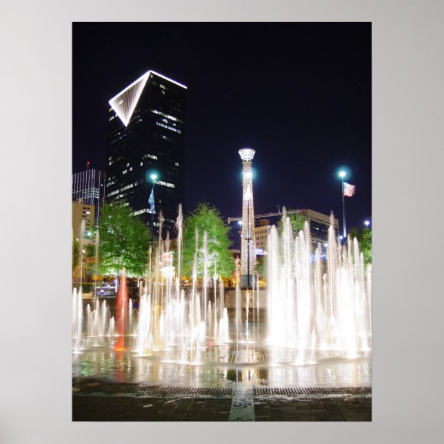 Atlanta i Night Poster (Framsidan)