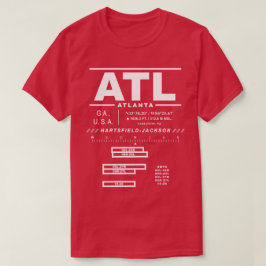 Atlanta Internationell flygplats ATL T-Shirt