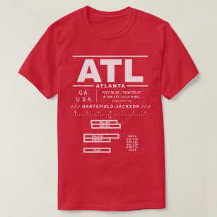 Atlanta Internationell flygplats ATL Tee Shirt