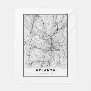 Atlanta Karta Fleecefilt