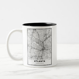 Atlanta Karta Två-Tonad Mugg
