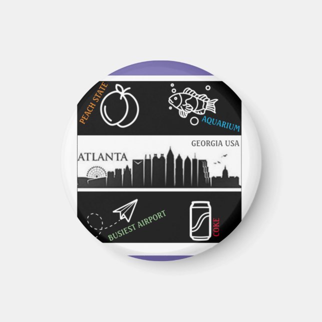 Atlanta magnet (Framsidan)