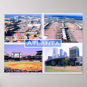Atlanta - Mosaic - Usa - Poster
