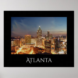Atlanta Night Poster