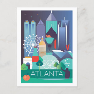 Atlanta Postcard Vykort