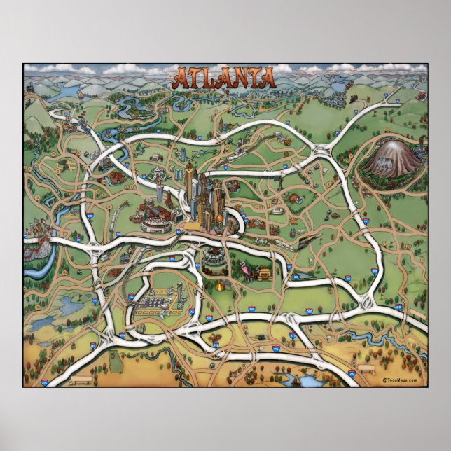 Atlanta Poster (Framsidan)