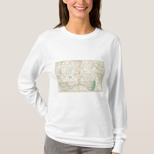 Atlanta-Savannah marsch T-shirt (Framsida)