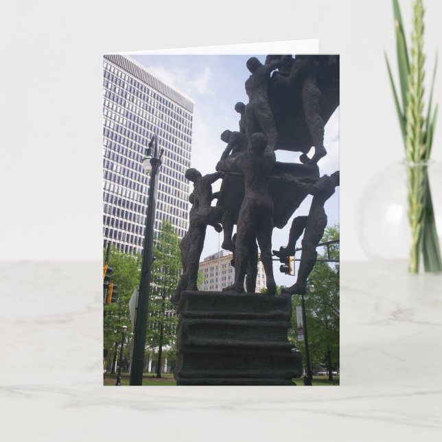 Atlanta skulptur kort (Framsida)