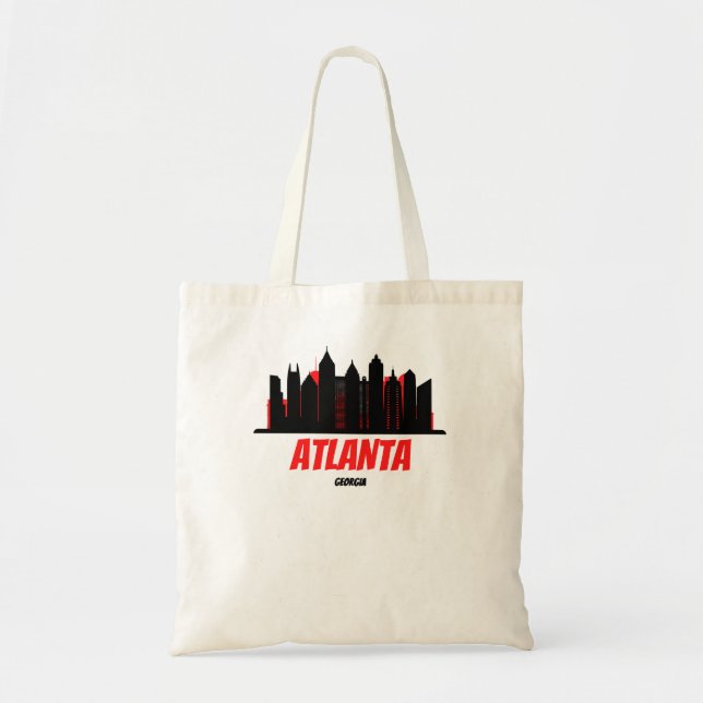 Atlanta Skyline ATL Tygkasse (Framsidan)