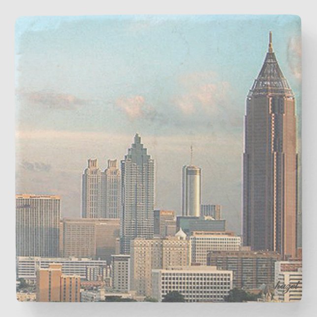 Atlanta Skyline, Atlanta Skyline Underlägg Sten (Framsidan)