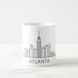 Atlanta Skyline - Cityscape Design Kaffemugg