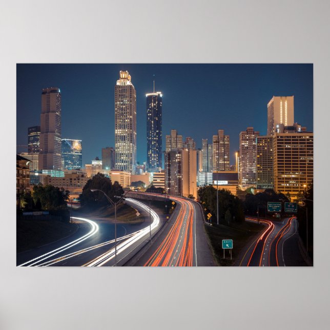 Atlanta SkyLine Poster (Framsidan)
