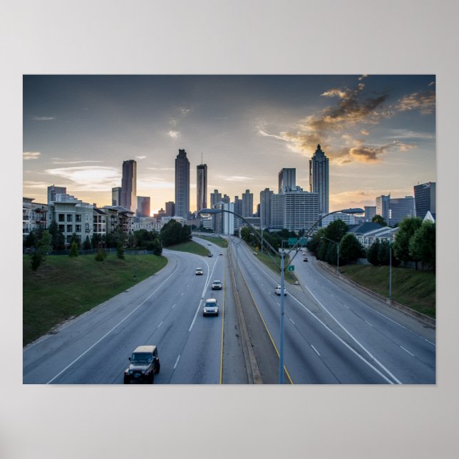 Atlanta Skyline Poster (Framsidan)