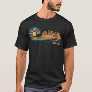 Atlanta Skyline Retro Atlanta Fläkt Georgia Atlant T Shirt