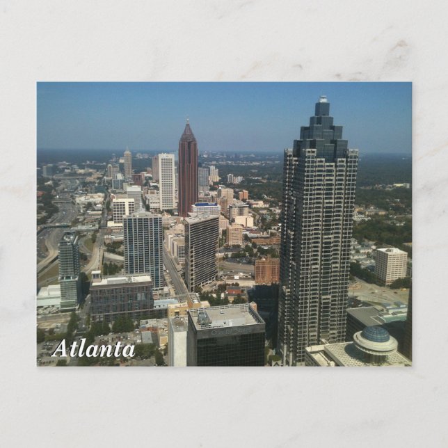 Atlanta skyline vykort (Framsida)
