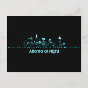 Atlanta Skyline Vykort