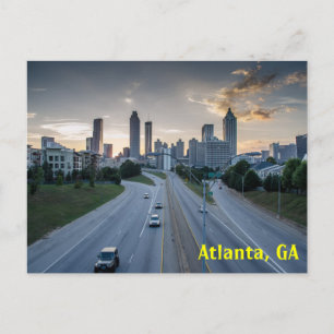 Atlanta Skyline Vykort