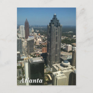 Atlanta skyline vykort