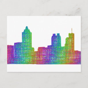 Atlanta skyline vykort