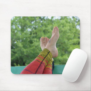 ’Atlanta Snö’ Feet Mouse Pad Musmatta