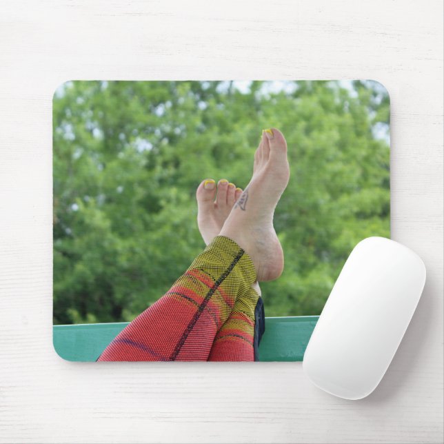 ’Atlanta Snö’ Feet Mouse Pad Musmatta (Med mus)