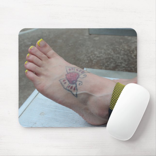 ’Atlanta Snö’ Feet Mousepad Musmatta (Med mus)