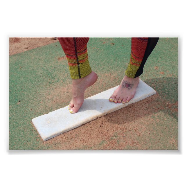 "Atlanta Snö" Feet Photo Print Fototryck (Framsidan)