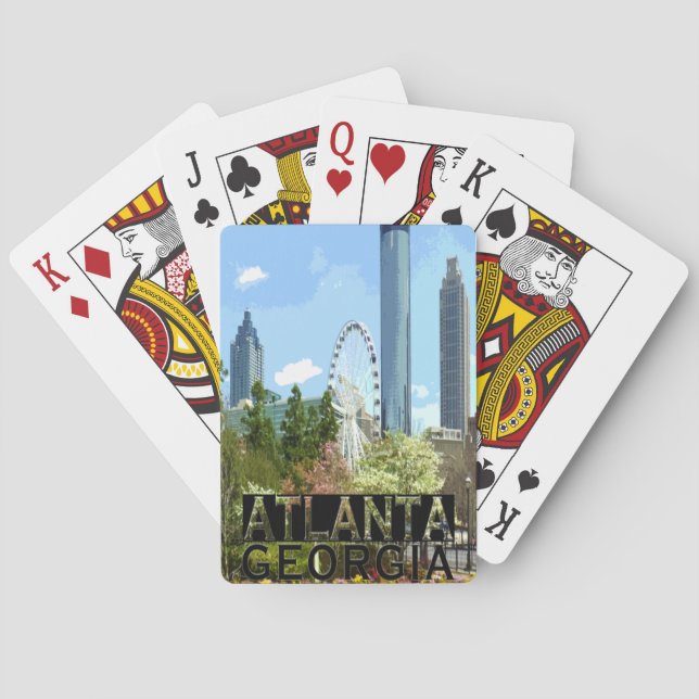 Atlanta Spel Kort (Baksidan)