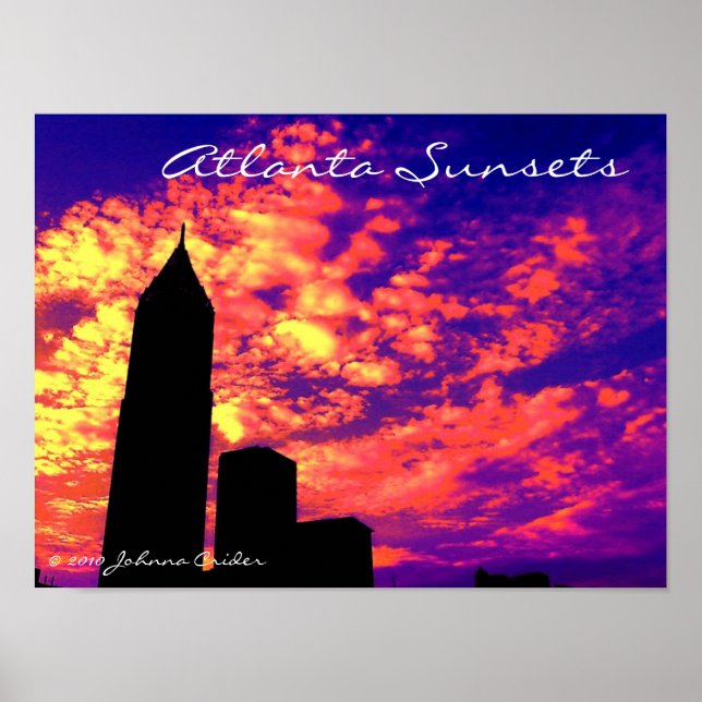 Atlanta Sunsets Poster (Framsidan)