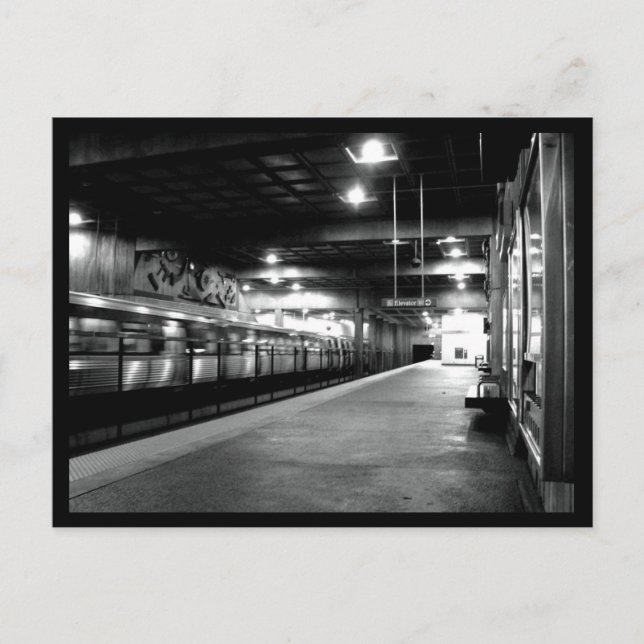 Atlanta Tunnelbanan Station Vykort (Framsida)