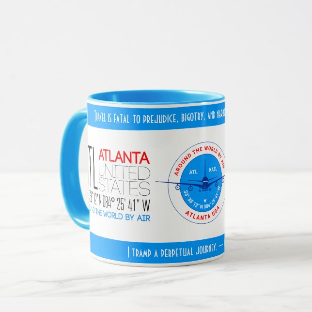 Atlanta, United Stater elegant Mugg (Framsida vänster)