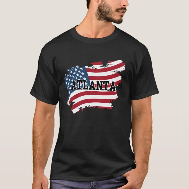 Atlanta USA T Shirt (Framsida)