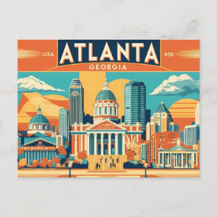 Atlanta Vibes A Retro Tribute till GRG:s hjärta Vykort